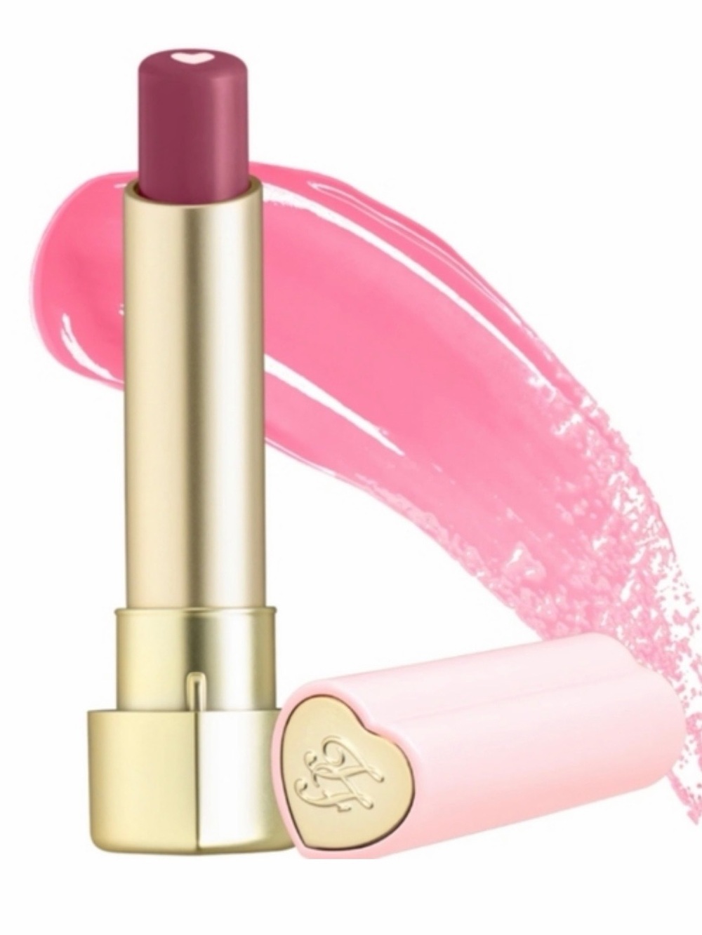 Too Faced Heart Core Lipstick in Too Femme- Discontinued!!! So Cute! NWOT